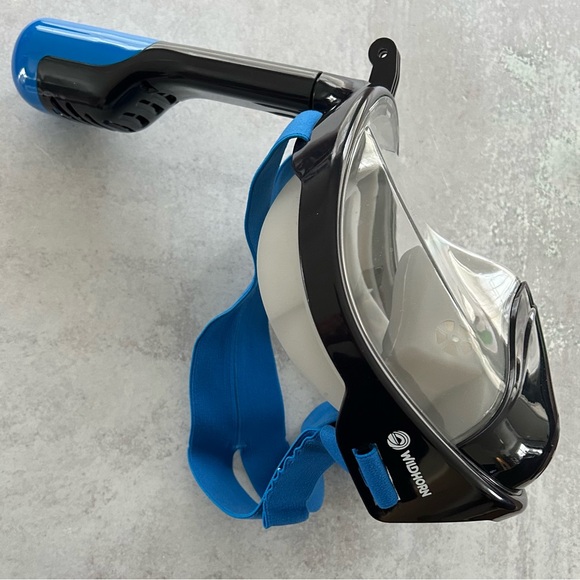 SEAVIEW 180 Degree Panoramic Snorkel Mask- Full Face Design, Blue - S/M - Picture 9 of 9